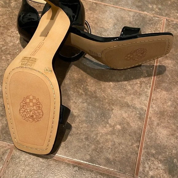 Vince Camuto Black Patent Leather Heels - Picture 3 of 3